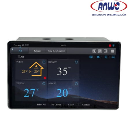 CONTROL CENTRALIZADO HASTA 256 UN. INTERIORES - CONECTABLE A WIFI